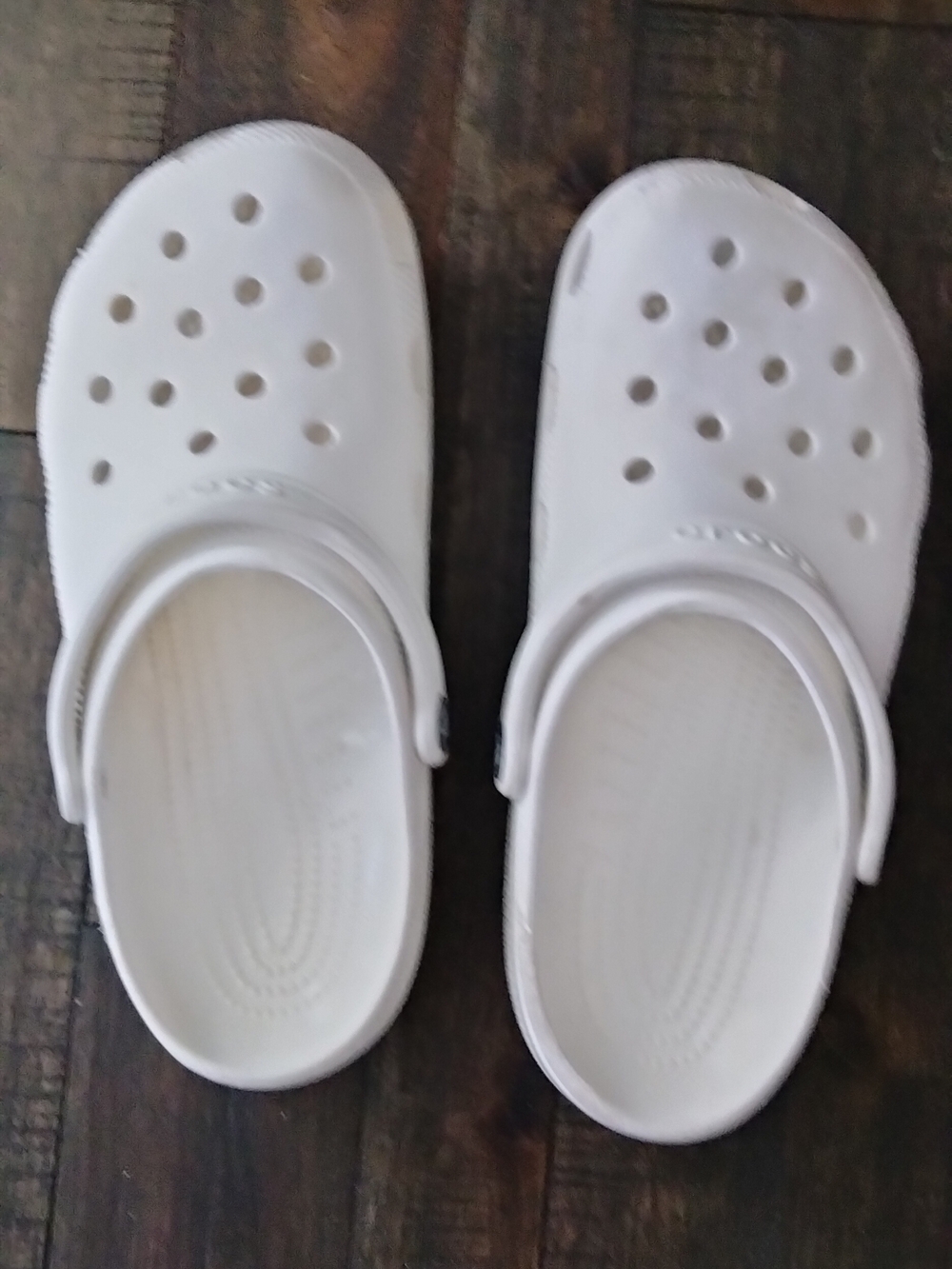 CROCS Men's Classic Clog Sandals in White